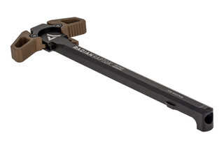 Radian Raptor Ambidextrous AR-15 Charging handle features brown anodized latches